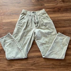 Vintage Liz wear jeans light green size 2 petite